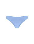 Light blue high rise bikini bottom with V cut – retro style swimwear - Tropical destination bikini