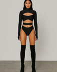 The Lana Bodysuit - Black