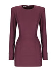 Solene Dress Burgundy