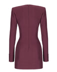 Solene Dress Burgundy